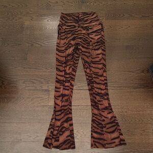 Norma Kamali tiger print spat pants. Size Small. Never worn!!
